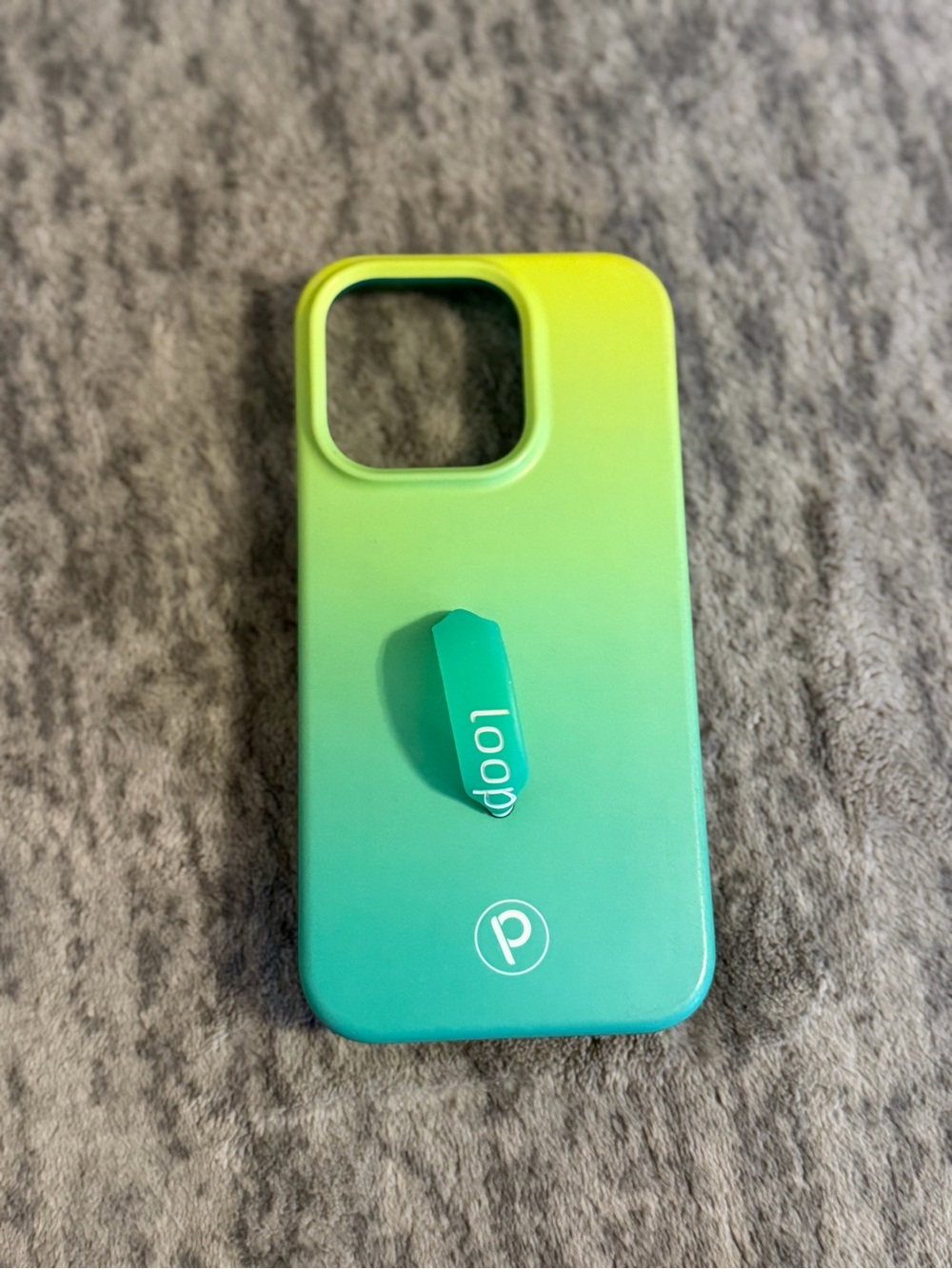 Loopy Case Gradient Yellow to Green Phone Case with Loop